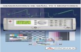 GENERADORES DE SEÑAL TV Y MONITORES - … · gv-798/898 generadores de tv configuraciÓn del vÍdeo y audio modulaciÓn de radio frecuencia en banda lateral vestigial configuraciÓn