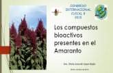 Los compuestos bioactivos presentes en el Amarantosomeicca.com.mx/wp-content/uploads/Los-compuestos-bioactivos... · Compuestos bioactivos Aquellos que poseen efectos farmacológicos