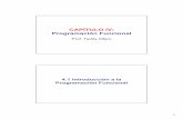 CAPÍTULO IV: Programación Funcional - inf.utfsm.clnoell/PLP-UCV/apunte04.pdf · caracteres; strings; vectores, listas y símbolos citados) • Formas estructuradas • Blancos y