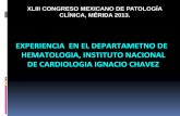 EXPERIENCIAENELDEPARTAMETNODE …patologiaclinicamexicana.org.mx/minisite/merida/conferencias/24/01.pdf · patología e INR personal. RESULTADOALARMANTEENLACLINICADEACO INCICh) ...