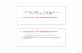 AGRO 6505 –Fertilidad de Suelos Avanzadaacademic.uprm.edu/dsotomayor/agro6505/AGRO6505_Notas_1.pdf · –Isotermas de adsorción de P ... enzimática, actividad microbiana, tasa