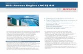 BIS: Access Engine (ACE) 4 - …resource.boschsecurity.com/documents/Data_sheet... · u Gran resistencia gracias a la arquitectura del sistema en 4 capas y la redundancia de los ...