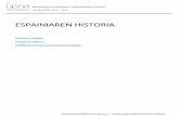 ESPAINIAREN HISTORIA · 2018-05-24 · ... HISTORIA DE ESPAÑA. Contenido de la prueba / Probaren edukia . NORMATIVA . ... Humanismo a la Contrarreforma; Renacimiento y Barroco en