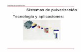 Tecnología y aplicaciones: Grupo Técnico RIVI, Pol. El ... · Sistemas de pulverización. 3. 1. Lubricación por pulverización - Por qué? Reducción de la fricción en las caras