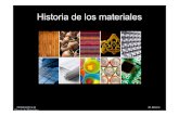 1-Historia de los materiales [Modo de compatibilidad] de los materiales 2013-1.pdf · »Conocimiento de la estructura cristalina de los materiales Introducción a la Ciencia de Materiales