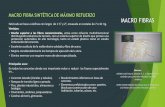 MACRO FIBRA SINTÉTICA DE MÁXIMO REFUERZO MACRO FIBRASfibraconcret.com/wp-content/.../Fibra-Concret-Nuestros-Productos.pdf · estándar para concreto reforzado con fibra ... Pavimentos,