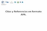 Citas y Referencias en formato apa. - Catálogo en …bibliotecadigital.cetys.mx/Tutorial-APA.pdf · Formato de documento •Tipo de letra: el uso de y el tamaño de letra uniforme