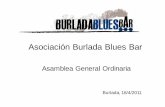 Asociación Burlada Blues Bar Asamblea 2011.pdf · M.C. de armónica con MARC REISMAN. Celebrado en Noviembre con 10 alumnos. Actividades 2010 / ... 5 películas de la serie The Blues