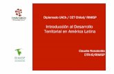Introducción al Desarrollo Territorial en América Latina · patrones de empleo y producción de un espacio rural ... El paisaje o la fisiografía “operacionalizable” ... territoriales-en-america-latina