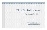 TP Nº4:Talasemias - Blog de Química Biológica … · •Tipos de cromosomas 11 con mutaciones que producen beta-talasemia: ... Electroforesis de Hben acetato de celulosa buffer