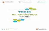 TESIS - Cienciactiva · Tesis de Maestría - basada en ensayos ... presentación de avances y sustentación de la tesis. Incluye: Pasajes (terrestres, aéreos, otros) nacionales e