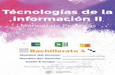 T cnolog as de la informaci n II - bachillerato4.combachillerato4.com/Documentos/Manuales/2do Semestre/Tecnologías de... · Nombre del docente: _____ _____ Universidad de Colima