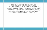 RESUMEN EJECUTIVO “CONSTRUCCIÓN DE VADO ALCANTARILLA …sinat.semarnat.gob.mx/dgiraDocs/documentos/mex/... · Ilustración 3.-Diseño de Vado Alcantarilla La capacidad de operación