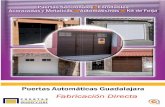 Índice - Puertas automáticaspuertasautomaticasguadalajara.com/Catalogo.pdf · Certificación de calidad PUERTAS ENROLLABLES ... lavado con agua desminerali- Marco: puente térmico,