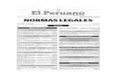 Cuadernillo de Normas Legales€¦ · en Telecomunicaciones - OSIPTEL para el Ejercicio Fiscal ... Andenes- Cusco del Instituto Nacional de ... de méritos para la selección de consejeros