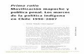 Prima ratio Movilización mapuche y política penal. Los ... · nueva ley indígena, la 19253, creó una institución asistencial de mediación entre ... Simultáneamente, se impulsa