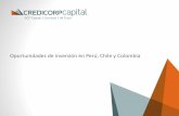 Oportunidades de inversión en Perú, Chile y Colombia · distribuidas en cinco centrales ... ubicadas en Junín (centro del país) y Lima, y dos centrales ... Mantuvimos SM Chile