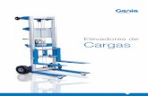 Elevadores de Cargas - Terex Corporationelit.terex.com/assets/ucm03_062294.pdf · elevadores de cargas Genie, ligeros y de bajo coste, están diseñados para aumentar su productividad
