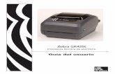 Zebra GK420t - Consultoria · El láser del sensor del distribuidor está desactivado (OFF) cuando la impresora no está imprimiendo. Además de la radiación láser, este producto