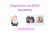 Diagnóstico de EPOC - meiga.info · Historia natural de la enfermedad pulmonar obstructiva crónica. Modificado de Fletcher& Peto. Diagnóstico de EPOC Caracterización del fenotipo