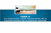 TEMA 4 - Espacio para el análisis, discusión y ... · evaluación: diagnóstica o inicial, formativa y sumativa. La evaluación diagnostica se da al inicio de los procesos de enseñanza
