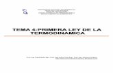 GUIA4 PRIMERA LEY - Termoaplicadaunefm's Blog · tema 4: primera ley de la termodinÁmica termodinÁmica. 1 universidad nacional experimental francisco de miranda area de tecnologÍa
