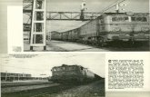 Locomotora - Revista VÍA LIBRE · en Londres el primer ferrocarril metropolitano eléctrico. En 1814, la compañía Baltimore Ohio efectúa la primera electrificación fe-rroviaria