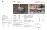 India - Cooperativa de Trabajo en Servicios para la Red de … · Carbón vegetal, briquetas de biomasa (En China:carbón) Material: Chatarra de bidones, chatarra de coches, hierro
