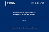 Resumen ejecutivo entrevistas Boliviacentroestudiosinternacionales.uc.cl/images/old/stories/investigaci...- Re-nacionalización de los hidrocarburos ... las tendencias de Bolivia en