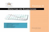 Sistemas de Ecuaciones - selectividad.intergranada.comselectividad.intergranada.com/Bach/mate2ccnn/Clase/Tema_9_Sistema… · 8.- Ejercicios Resueltos. Tema 9 Raúl González Medina