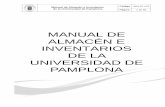 MANUAL DE ALMACÉN E INVENTARIOS DE LA UNIVERSIDAD DE … · proceso de Almacén e inventarios para la revisión y control de los bienes y activos fijos de la Universidad de Pamplona.