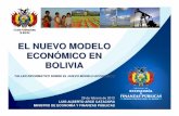 EL NUEVO MODELO ECON ÓMICO EN BOLIVIA · más urbana y con mayores ingresos. ... Modelo Económico Neoliberal Modelo Económico Social Comunitario Productivo Libre mercado. El mercado