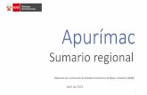 Apurímac - demi.produce.gob.pedemi.produce.gob.pe/Content/files/doc_03/Regionales/Apurímac.pdf · Fortalezas y oportunidades as 1. Dotación de recursos mineros en la región con