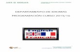 DEPARTAMENTO DE IDIOMAS PROGRAMACIÓN …iesrioaguas.es/wp-content/uploads/2015/11/programacion-idiomas... · Programa de diversificación curricular y PMAR º (3º ESO) ... en una