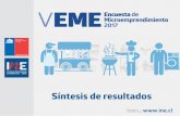 VEME Encuesta Microemprendimiento 2017 de · Las ganancias generadas por los microemprendimientos se concentran principalmente en los tramos de menores ingresos. Mientras el 48,8%