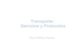 Transporte: Servicios y Protocolos - ldc.usb.vewpereira/docencia/redesII/Transporte5.pdf · Capa Transporte Multiplexado (hacia o hacia abajo) Control de Flujo no punto a punto como