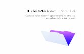 FileMaker Pro 14 · Contenido Guía de configuración de la instalación en red 4 Acerca de esta guía 4 Acerca de la clave de licencia 4 Instalación de FileMaker Pro en Windows