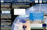 RAYOS CÓSMICOSwebgamma.ific.uv.es/.../uploads/2014/05/Rayos_Cosmicos_poster.pdf · Durante su trayecto por el espacio, los rayos cósmicos son acelerados hasta alcanzar energías