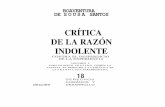 Critica de la razon indolente - Página en Construccióninsumisos.com/LecturasGratis/critica de la razon indolente... · EDITORIAL DESCLÉE DE BROUWER, S.A., 2003 Henao, 6 - 48009