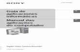 Guía de aplicaciones informáticas Manual das PT … Conexión a un ordenador Windows Paso 1: Instalación del software en el ordenador Para poder disfrutar de sus imágenes fijas