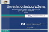 IXPremio de Investigación sobre Seguros y Fianzas 2002 SEGUROS TERCERO.pdf · Como se recordará, la presencia de economías de escala implica que al aumentar el volumen de producción,