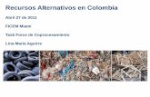 Recursos Alternativos en Colombia - ficem.org€¦ · Fuente: Cementos Argos y DANE. Contexto Colombia 5 ... transporte de sustancias y residuos peligrosos Almacenamiento y transporte