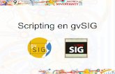 Scripting en gvSIGdownloads.gvsig.org/download/events/gvSIG-Conference/9th-gvSIG... · Estudiante de Topografía en la UPV Conocimientos básicos de programación ... Consola Jython.