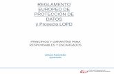 REGLAMENTO EUROPEO DE PROTECCIÓN DE DATOS …masempresas.cea.es/wp-content/uploads/2018/02/Reglamento... · 2018-02-20 · RGPD Constitución Española de 27 de diciembre de 1978