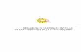 1! REGLAMENTO DE RÉGIMEN INTERNO - fundacion … · Residencia “Carmen Sevilla II”. • El Centro está inscrito en el Registro de Entidades, Servicios y Centros de Servicios