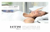 Tarifa 2017 - HTW SPAINhtwspain.com/catalogo-tarifas/tarifa-2017-HTW.pdf · mÚltiples posiciones bomba de calor indicador de nivel de llenado 360 ...