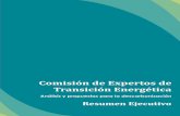 Comisión de Expertos de Transición Energética · por el modelo (y económicamente rentables) para el resto de los sectores finales. Se observa dificultad para descarbonizar los