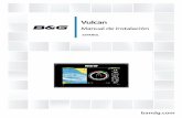 Vulcan Manual de instalación versión de software 1 · Comprobación del contenido | Vulcan Manual de instalación 9. Descripción general de Vulcan Controles del panel frontal 1