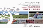 Perspectivas de la - fao.org · Perspectivas de la agricultura y del desarrollo rural en las Américas CEPAL - FAO - IICA ... t Capítulo “Las TIC y los nuevos retos para el desarrollo