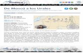De Moscú a los Urales - andararutas.comandararutas.com/index_htm_files/MOSCU-urales-verano-2018.pdf · asimismo canal que une los Urales con los mares Blanco y Azov. El río divide
